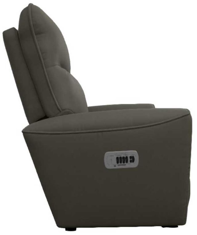 La-Z-Boy® Belmont Dove Gray Power Wall Recliner with Headrest and Lumbar-3