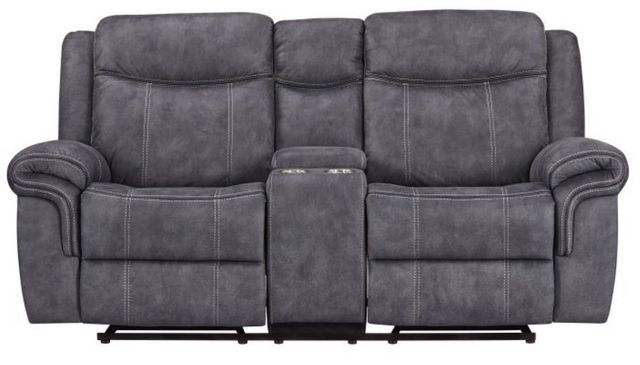 American Wholesale Furniture Knoxville Grey Reclining Loveseat