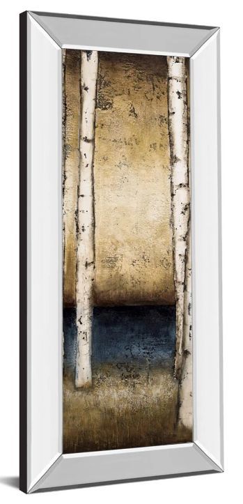 Classy Art Birch Landing II by St Germain Mirror Framed Wall Art-1