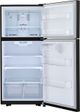 LG 30" 20.2 Cu. Ft. Smooth Black Top Freezer Refrigerator-3