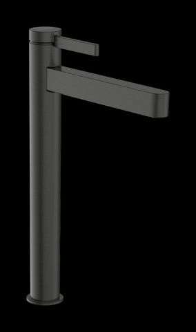 Hansgrohe Finoris Brushed Black Chrome 10" Single-Hole Faucet without Pop-up Drain-0