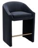 Zuo® Modern Emas Midnight Gray Counter Stool-0