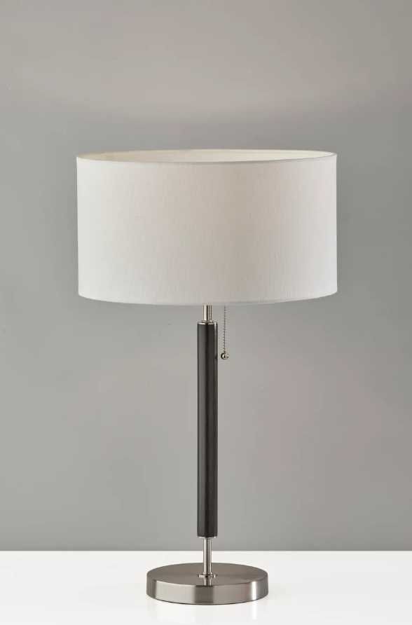Adesso® Hamilton Brushed Steel Table Lamp-1
