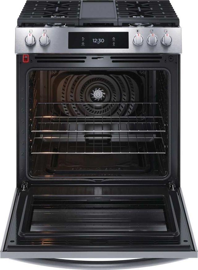 Frigidaire Gallery® 30" Smudge-Proof® Stainless Steel Slide In Gas Range-1