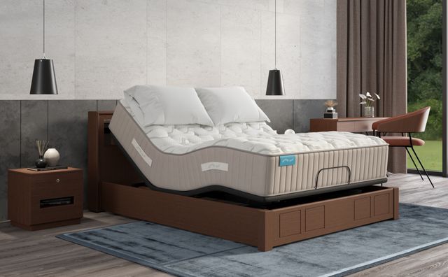 Sherwood® Bedding Spring Free™ Approachable 14" Latex Soft Tight Top Twin Mattress-1