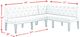 Elements International Collins 6-Piece Gray/Weathered Gray/White Dining Set-4