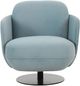 TOV Furniture Solange Blue Swivel Accent Chair-3