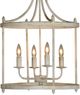 Forty West Arlington White 4-Light Chandelier-2