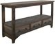 International Furniture Direct Town Brown Sofa Table-0