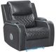 Steve Silver Co. Luna Charcoal Power Recliner-0