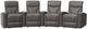 Palliser® Furniture Customizable Vivid 4-Piece Power Reclining Curved Theater Seating-1