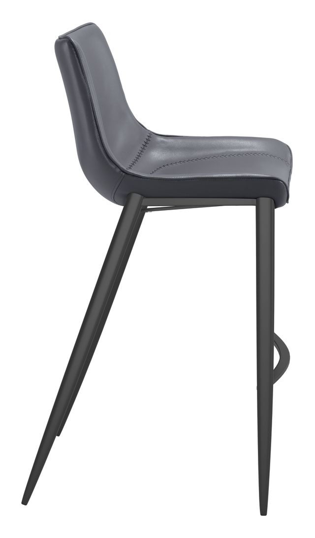 Zuo® Modern Magnus Dark Gray Bar Chair-2