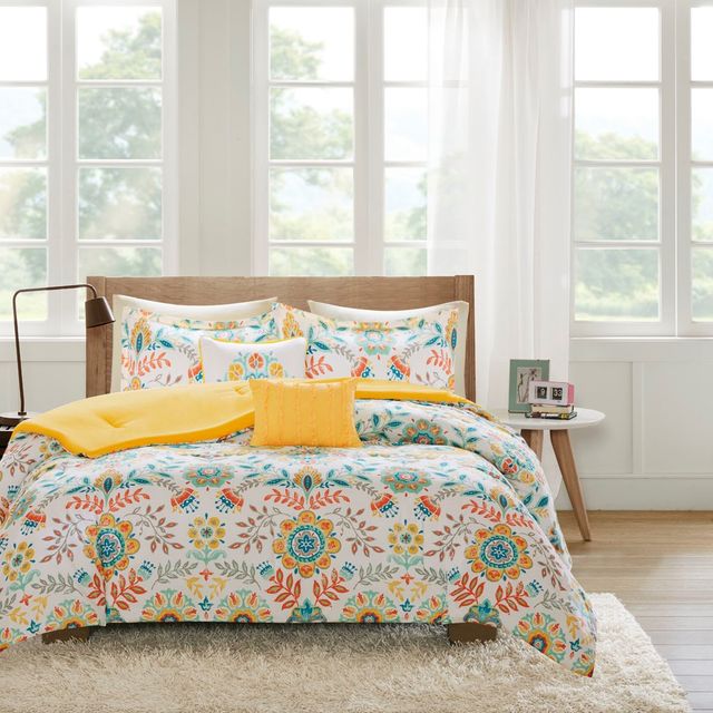 Olliix by Intelligent Design Nina Multi Full/Queen Comforter Set-4