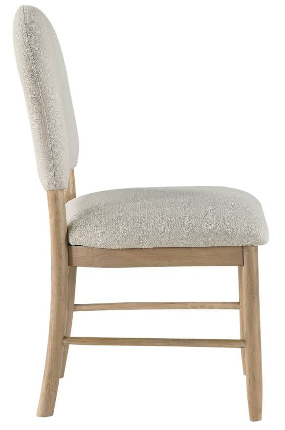 Homelegance® Myrna Beige Dining Side Chair-3
