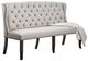 Furniture of America® Sania Antique Black/Beige Bench-0
