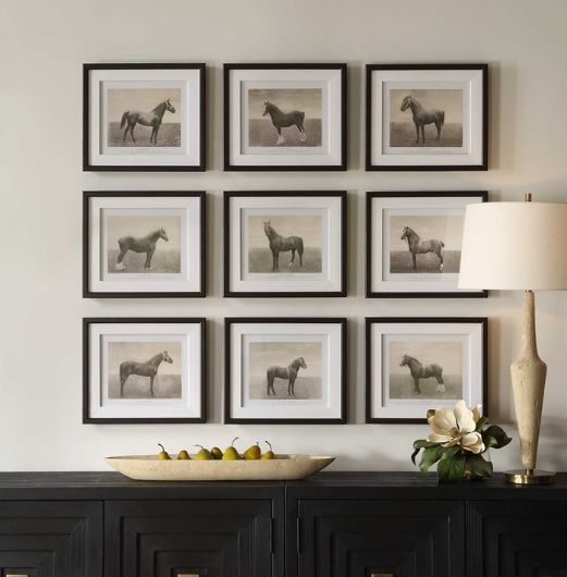 Uttermost® Equine Dynasty 9-Piece Framed Print Set-1