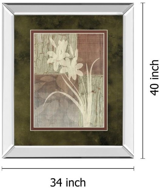 Classy Living Various Lily Silhouette 34" Wall Art-2