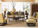 Tommy Bahama® Furniture Ocean Club Ocean Reef Dark Mocha Cocktail Table with Black Base-1