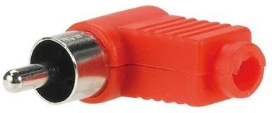 RadioShack Right-Angle Phono Plug 4 Pack-0