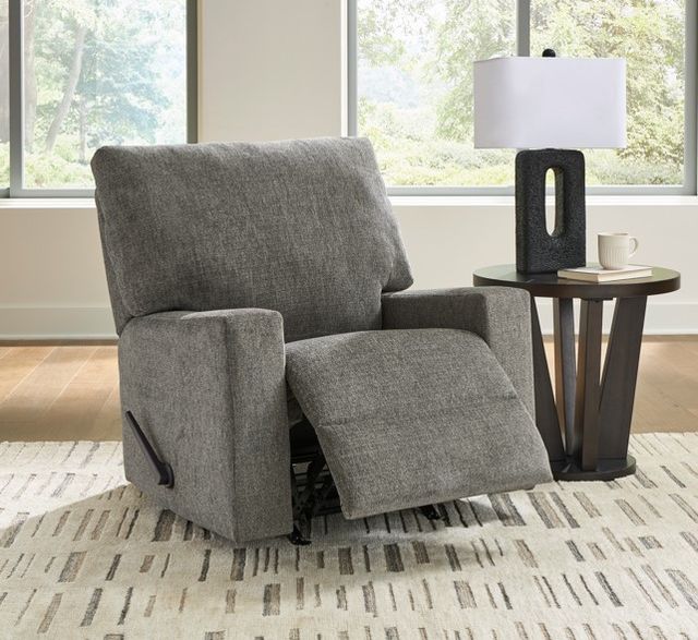 Signature Design by Ashley® Clarington Graystone Manual Rocker Recliner-4