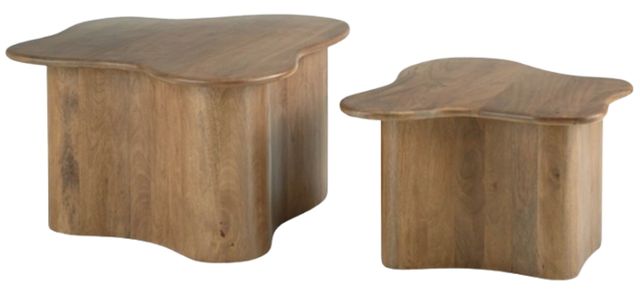 Signature Design by Ashley® Abeford 2-Piece Brown Nesting Table-0