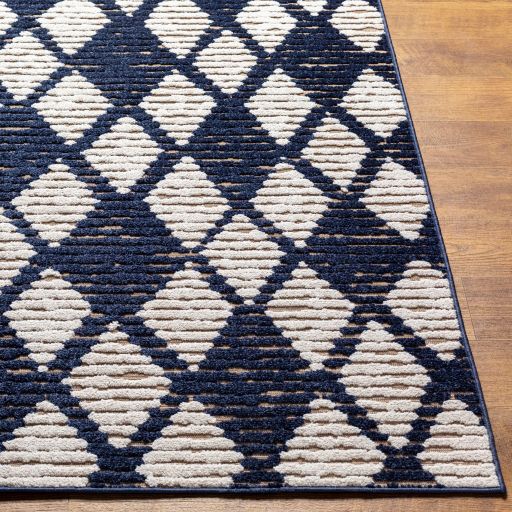 Surya Greenwich Blue/Off-White 5'x7' Area Rug-1