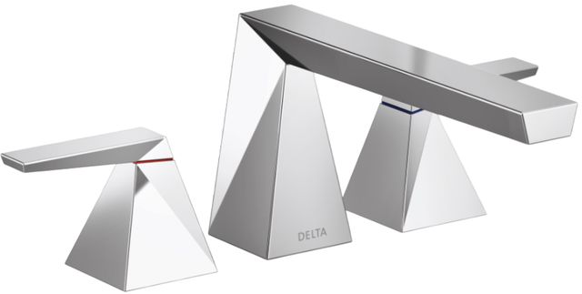 Delta Trillian® Lumicoat® Chrome Two-Handle Roman Tub Trim-0