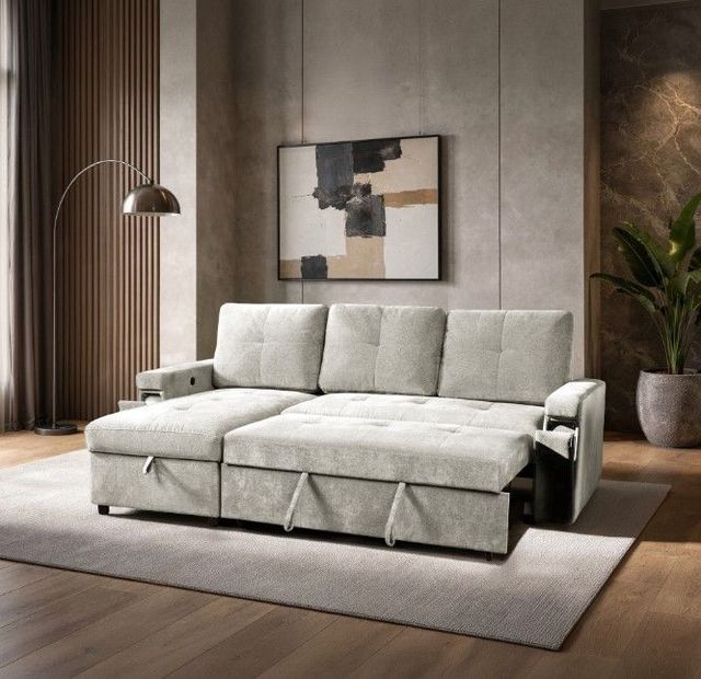 New Classic® Home Furnishings Breeze Sand Sleeper Sofa-1
