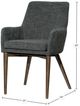LH Home Fritz Dark Grey/Slate Dining Arm Chair-2