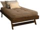 Kodiak Furniture Boho 41" Rustic Walnut Twin Daybed with Mattress-0