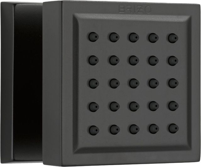 Brizo Essential™ Matte Black Touch-Clean® Square Body Spray-0