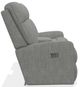 La-Z-Boy® Finley Smoke Power Wall Reclining Loveseat with Console, Headrest, and Lumbar-2