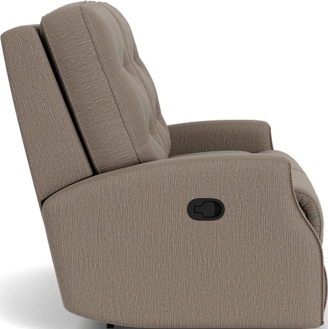 Flexsteel® Devon Brown Pewter Reclining Loveseat-2
