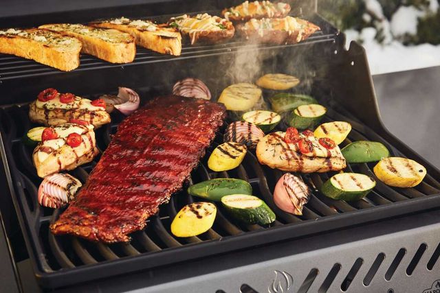 Napoleon Freestyle® 3-Burner Graphite Gray Freestanding Liquid Propane Grill-1