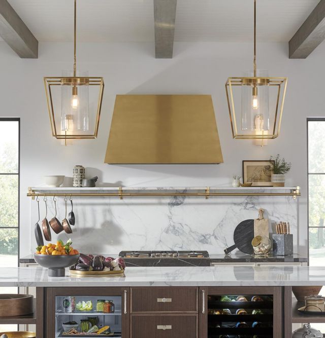 Monogram® 48" Brass Wall Mounted Range Hood-3