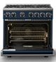 Viking® 7 Series 36" Slate Blue Pro Style Liquid Propane Gas Range-1