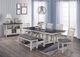 Crown Mark Maribelle Chalk/Warm Gray Dining Bench-1