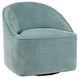 Jofran Inc. Lulu Teal Swivel Accent Chair-0