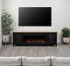 Legends Home Providence Black/Bourbon 83" Fireplace Console-1