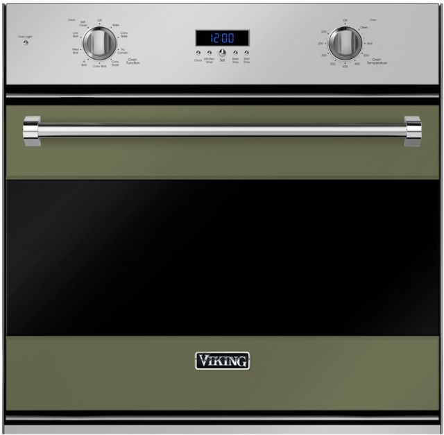 Viking® 3 Series 30" Cypress Green Single Electric Wall Oven-0