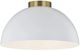 Forty West Chanel Brass Semi-Flush Mount Lighting-2