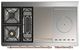 Ilve® Majestic III 48" Stainless Steel Pro Style Dual Fuel Liquid Propane Range with Triple Glass Door and Copper Trim-2