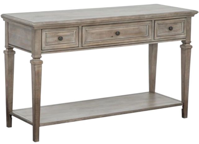 Magnussen Home® Lancaster Dovetail Gray Rectangular Sofa Table-0