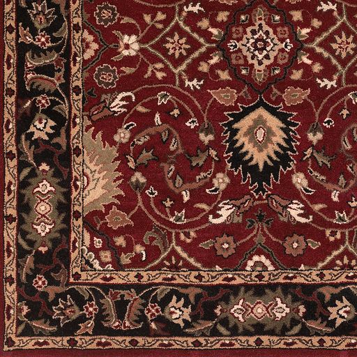 Surya Caesar Red/Black Multi Floral 5'x8' Area Rug-2