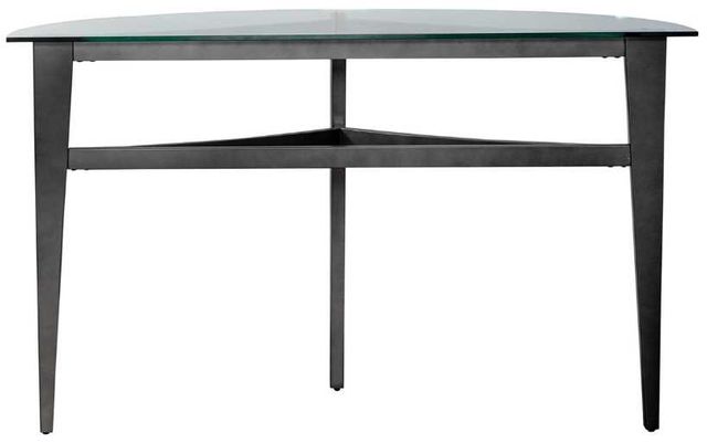 Liberty Furniture Capri Glass Top Sofa Table with Espresso Base-4