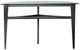 Liberty Furniture Capri Glass Top Sofa Table with Espresso Base-4