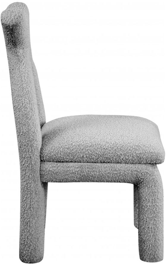 Meridian Furniture Xena Gray Upholstered Dining Side Chair-2