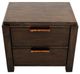 International Furniture Direct Raramuri Black Nightstand-5