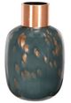 A & B Home Blue/Copper Vase-1