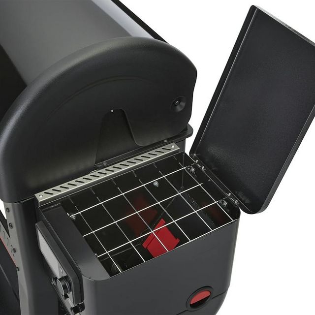 Weber® Searwood™ 600 24" Black Freestanding Wood Pellet Grill-3
